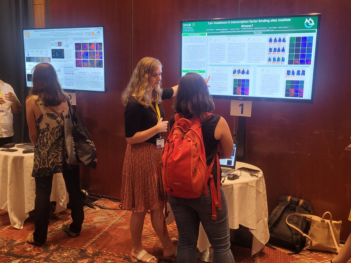 gonen_nitzan's tweet photo. Super proud of @Elisheva Abberbock, a fantastic grad student from the lab who gave an excellent poster teaser and poster presntation today at #stemcells2022 meeting, #Dead sea. https://t.co/ghb2t8lWgM