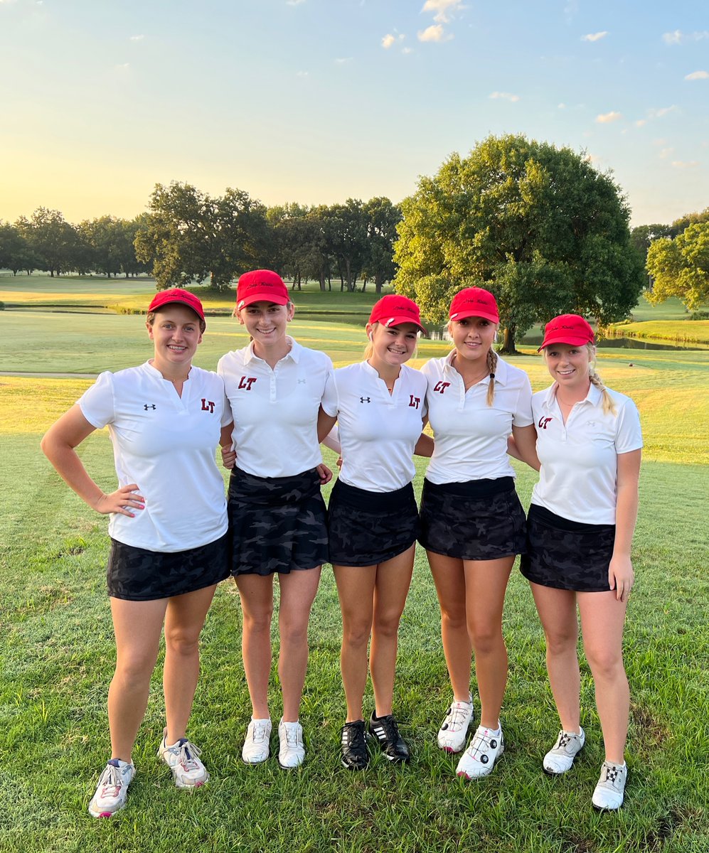 LTCavGolf's tweet photo. Great opening tournament for the Lady Cav golf team! 4th out of 28 teams with some the best teams in the state in attendance. @KatePickrell got 2nd overall out of 167 players. @emmakvh13 @GabbyRoth6 @dufresne_paris Grace Hall. https://t.co/RcrBzwvFxv