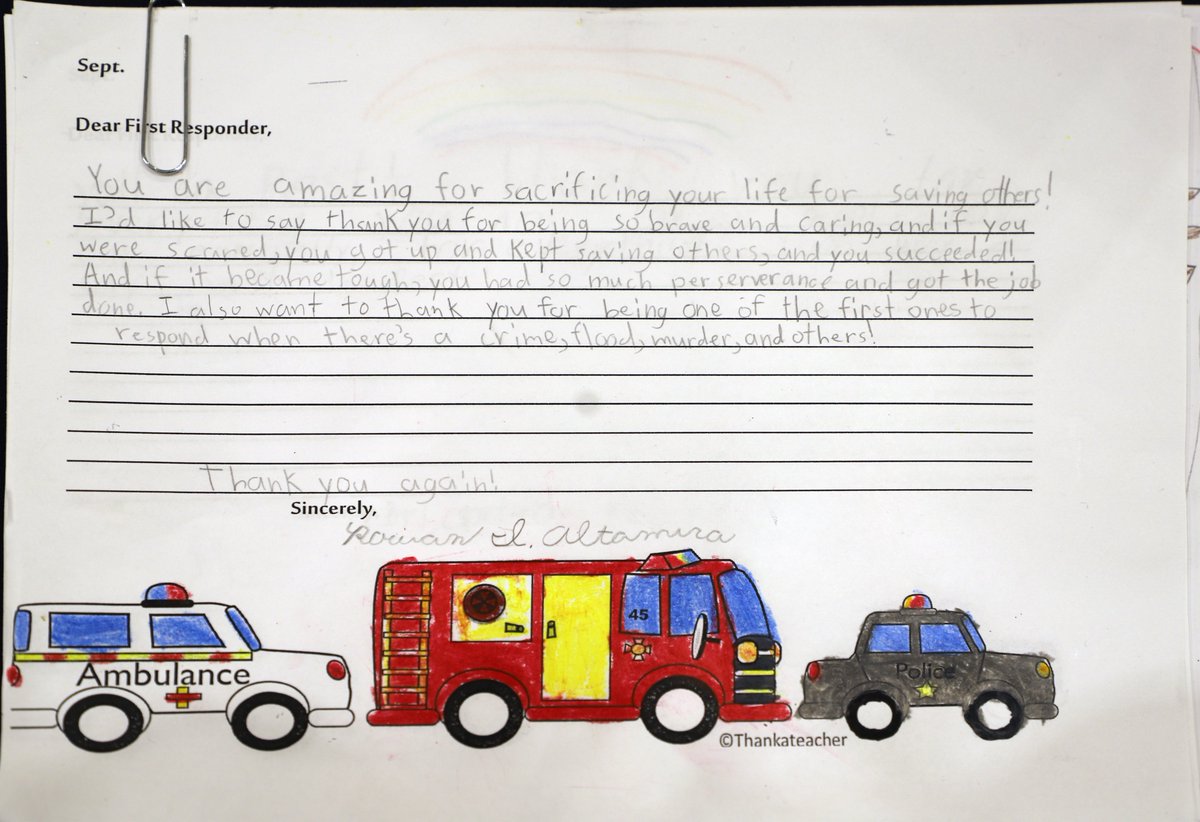 WestchesterCDS's tweet photo. WCDS students honored local heroes at the first CARES Crews assembly of the year. CARES stands for compassion, awareness, responsibility, empathy and service. Students wrote letters and made posters. They also presented "Cookies for Courage." #WCDSCARESCrews #WCDSCommunity https://t.co/GOSQIxVZVe