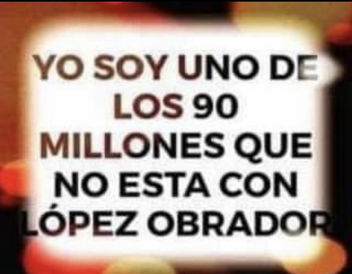 ryo_hermoso's tweet photo. Yo @ryo_hermoso orgullosamente soy una de los 90 millones que NO está con López Obrador.🥳

Quién dice yo también?👇🙋‍♀️ https://t.co/8QODFdkOb5