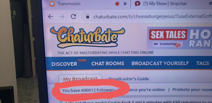 Milestone! Thanks everyone for the follows! https://t.co/o7G5pWvM6w<a href="/tag/chaturbate"class="tags"><span>#chaturbate</span></a>