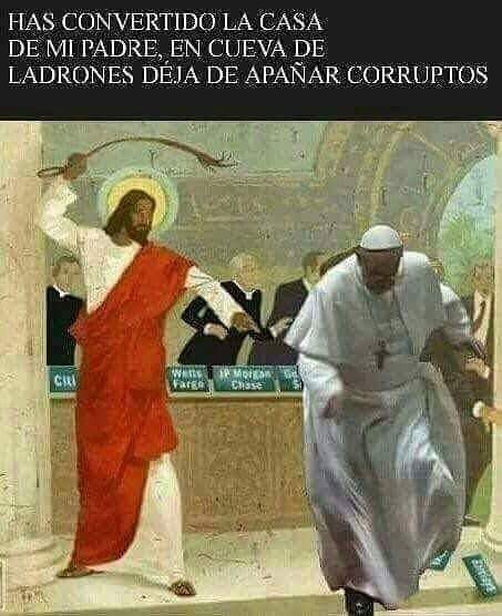 Angelorum123's tweet image. El se refiere al karma que arrastra ese ser por desobedecer las enseñanzas de Jesus y estar del lado de comunistas y corruptos a  costa de los pueblos , le falta poco #elpapanegro #Apocalipsis