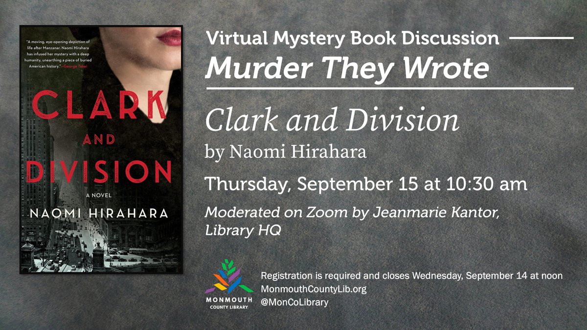 MonCoLibrary's tweet photo. Looking for a #bookclub without a commute? Here are Two: Zoom into Novel Idea & Mystery Book clubs. Book available for pick up at every branch! sign up today!
#Bookclubswithouttravelling #ClarkandDivision #OfWomenandSalt #GabrielaGarcia #NaomiHirahara
#BorrowBeforeYouBuy https://t.co/hgYebmduya