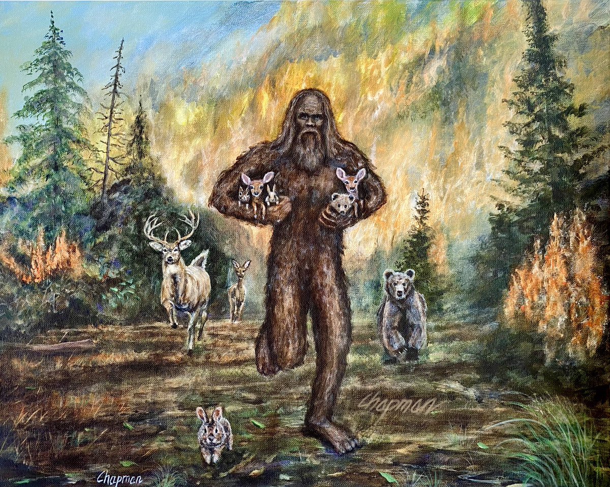 Bigfoot saves forest babies