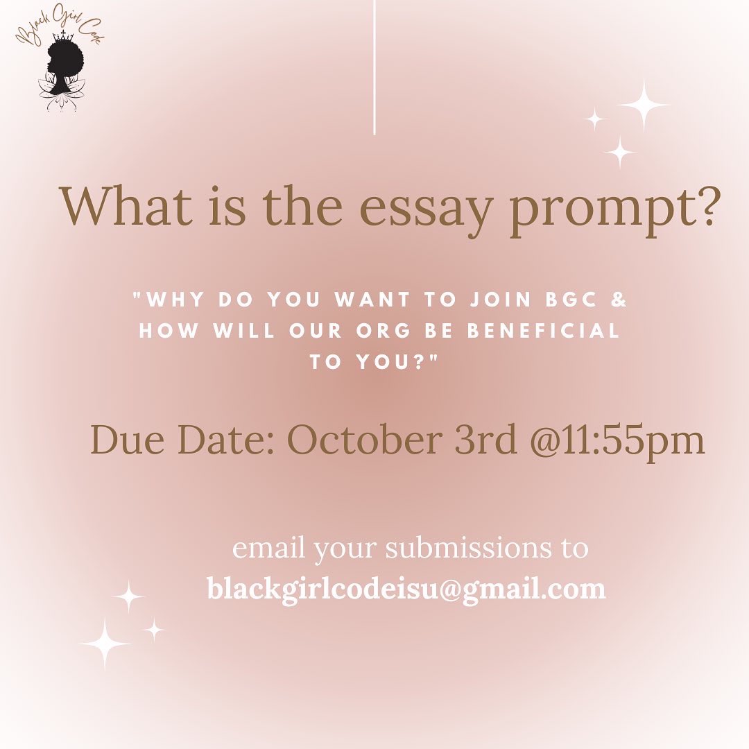 Thank you for coming to our informational this past Thursday 🤎🌸 

~All essays are due on October 3rd @ 11:55pm!! 

~If you weren’t able to come, please DM us and we will provide you with the information needed to complete your membership process.🤎 

#isu26 #isu25 #isu24 #isu23