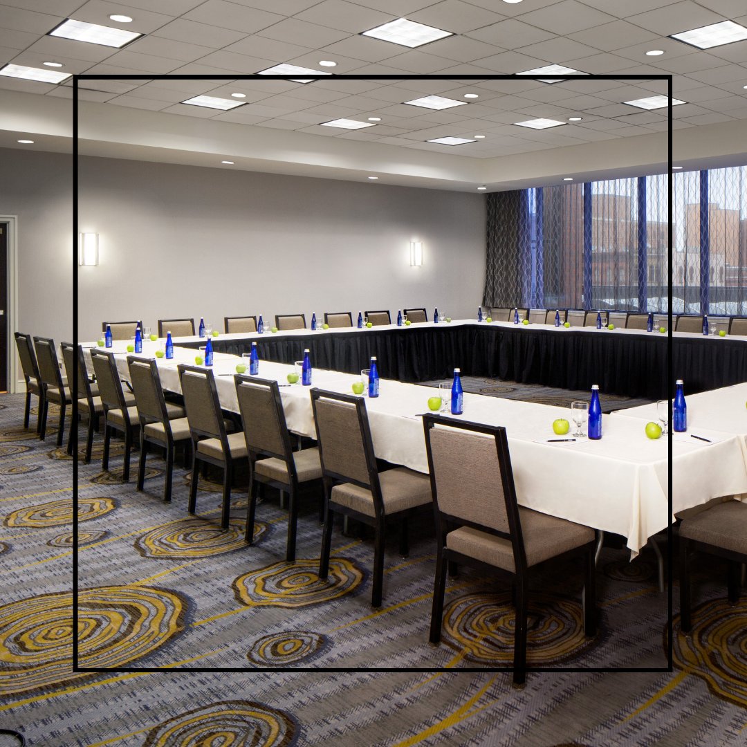 Our Chambers meeting room is conveniently located right off our Lobby. A perfect location for a day meeting or training with easy access to our Restaurant and parking garage! #hiltonalbany #wearehilton #hiltonhotels #meetingplanner #eventplanner #meetingspace #conference