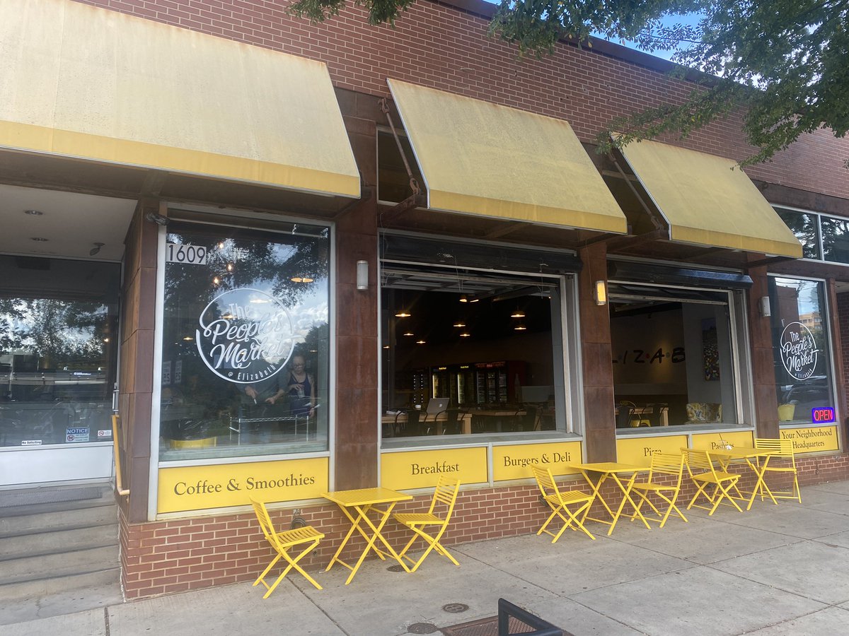 maXolo_travel's tweet photo. I love this welcoming place I discovered in my neighborhood… People’s Market on Elizabeth Ave.!… I have a whole table to myself open to the sidewalk with a gentle serene breeze. #charlottenc #solodining #maxolo #coffee https://t.co/c0xo7S97vZ