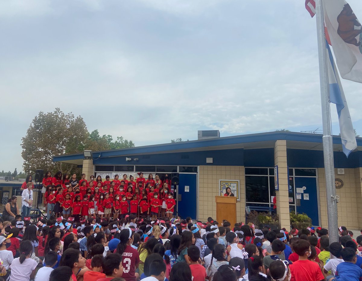 We had a special Patriot Day assembly on Friday in remembrance of September 11th. We thank the first responders in our community, and we always remember the heroes from 9/11.