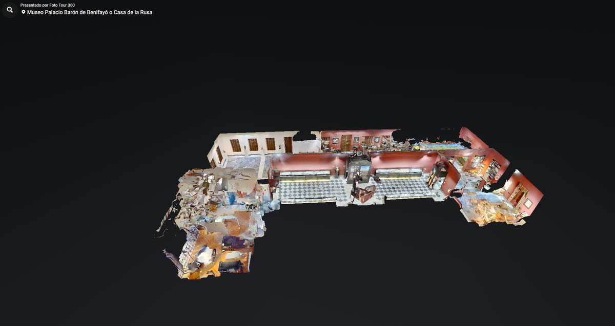 navedelmisterio's tweet photo. 🔴Recorrido virtual 360º cortesía de Luis Uriarte @Luis_Uriarte_ del Palacio del barón de Benifayó ➡️https://t.co/lHxgK5K9Gk https://t.co/VMHuKzzqm6