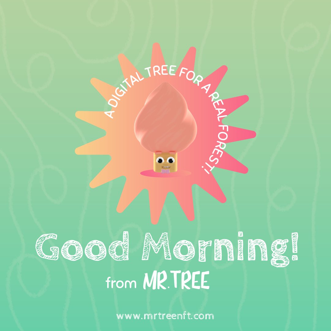 MrTree_NFT's tweet photo. 🌳Gm #NFTCommmunity 🌳
 
#nftart #NFT #SolanaNFTs #crypto https://t.co/ayBxEaxUfA