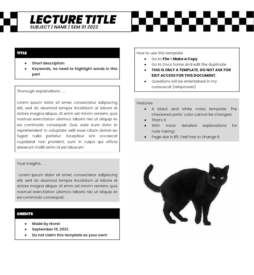 rkvrei's tweet photo. 📓 notes templates by rei !

+ a black and white notes template w note taking tips :} 
+ feel free to customize this template to your liking!
+ #studytwt #studyinspo https://t.co/pBgEE3y6gj