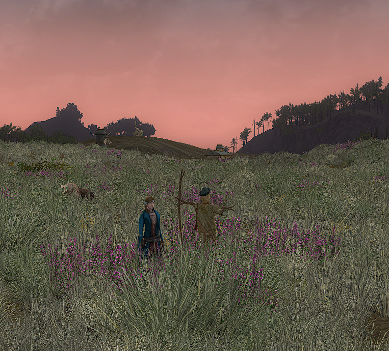 hlburkewriter's tweet photo. #elfupdate found this super random scarecrow in the middle of North Downs. It doesn't automatically seem to be connected to a quest or anything. He's just here. #lotro https://t.co/BARC9oXBIR