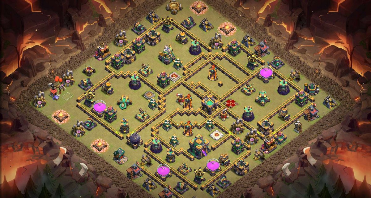 Will be sharing more bases today that did well for me in community leagues.This one is from a tiebreaker(not a timefail) base did well in testing too(sui/donut lalo&amp;air spam) .Will be sharing bases regularly for th9-14.Follow to be updated. 
link.clashofclans.com/en?action=Open…
#ClashofClans