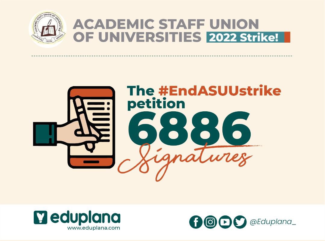 eduplanafound's tweet image. H.E Buhari, 

Before leaving, we URGE your Excellency to do the needful and proritize Youth education. 

Almost 7,000 citizens have signed the #EndASUUstrike petition
chng.it/HpPDfCQp4b @ogbenidipo