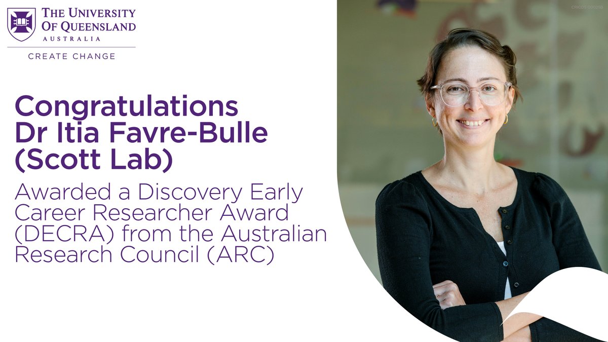 QldBrainInst's tweet photo. Congratulations @FavrebulleItia - from QBI's @LabEthan - on being awarded a #DECRA from the @arc_gov_au!

#QBI #ScottLab https://t.co/oqXokEhVqH