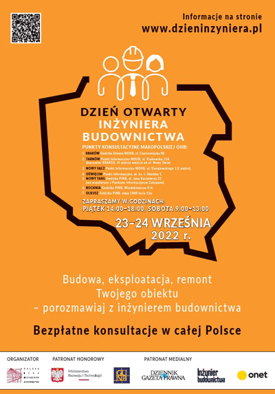 RafalPitry's tweet photo. DZIEŃ OTWARTY

INŻYNIERA BUDOWNICTWA W MAŁOPOLSCE

23-24 września 2022 r.

➡️https://t.co/7N1OZ1hRec

#DzieńOtwarty #Konsultacje #Małopolska #MOIIB #PIIB #inżynierbudownictwa #DzieńInżyniera #budownictwo #budowa https://t.co/MenTuzEOdY