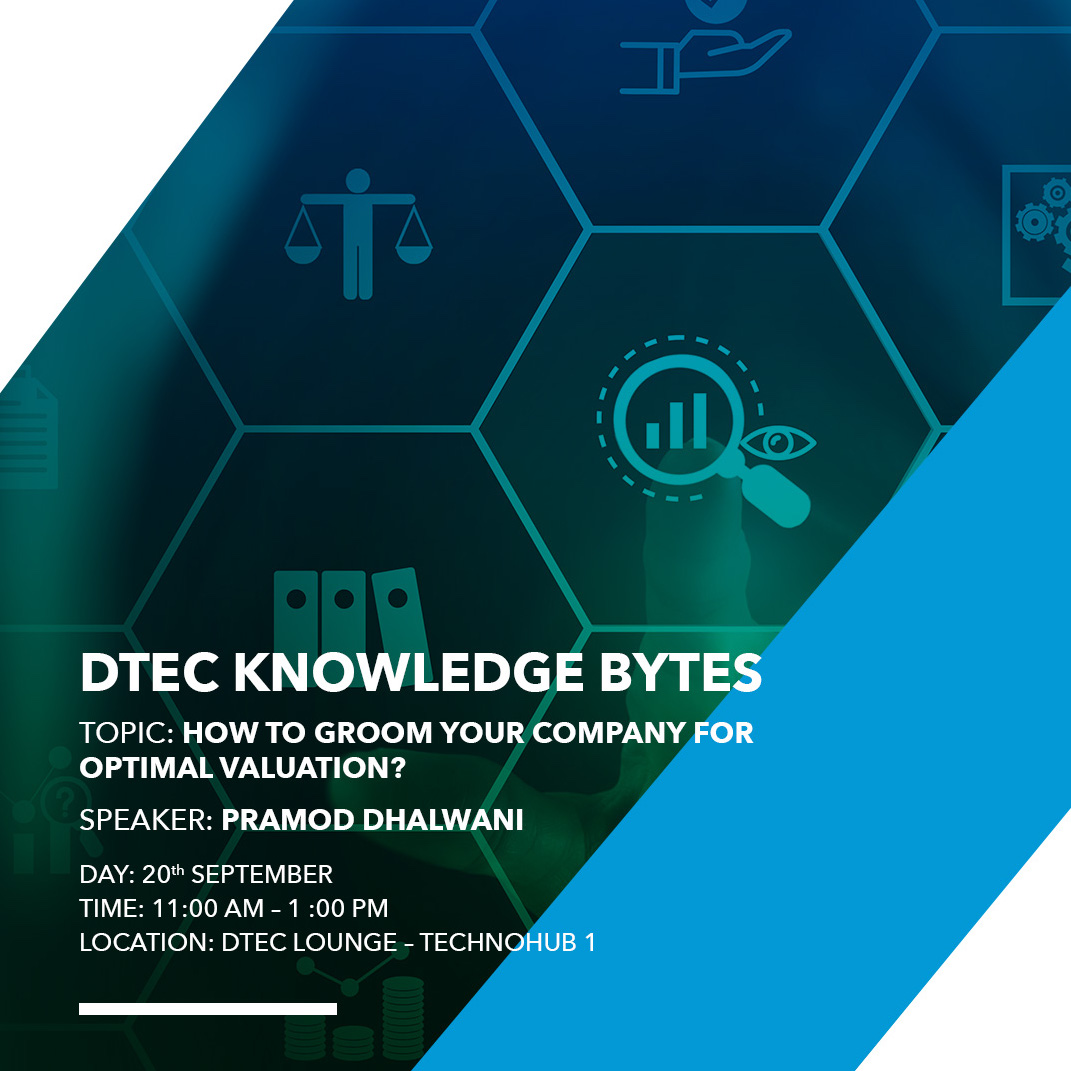Dtec_dso's tweet photo. Many of us start a business to seek external funding at some stage, this workshop will go through what the Entrepreneur can do to achieve optimal valuation.
Register for this event using the link below
https://t.co/WV6kO2xTx2
#DtecDSO #Dtecevents #DtecDSO https://t.co/hydprjDlqH