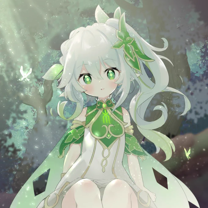 ナヒーダちゃん描いたよ #原神 