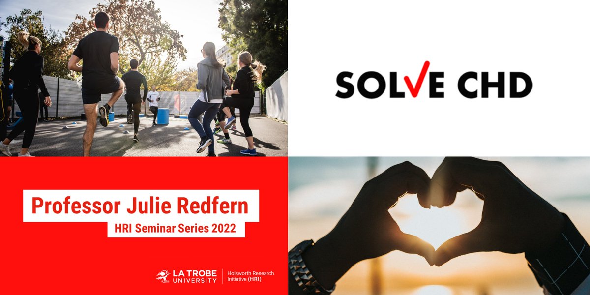 LaTrobeHRI's tweet image. The 2nd @HRI_LaTrobe  Seminar for 2022 will feature Prof Julie Redfern. Join us on #WorldHeartDay (September 29) at 11am to hear Prof Redfern speak about #SOLVECHD.
Register now 
latrobe.edu.au/events/all/hol…

 @JRedHeart @LaTrobeRHS #UseHeart