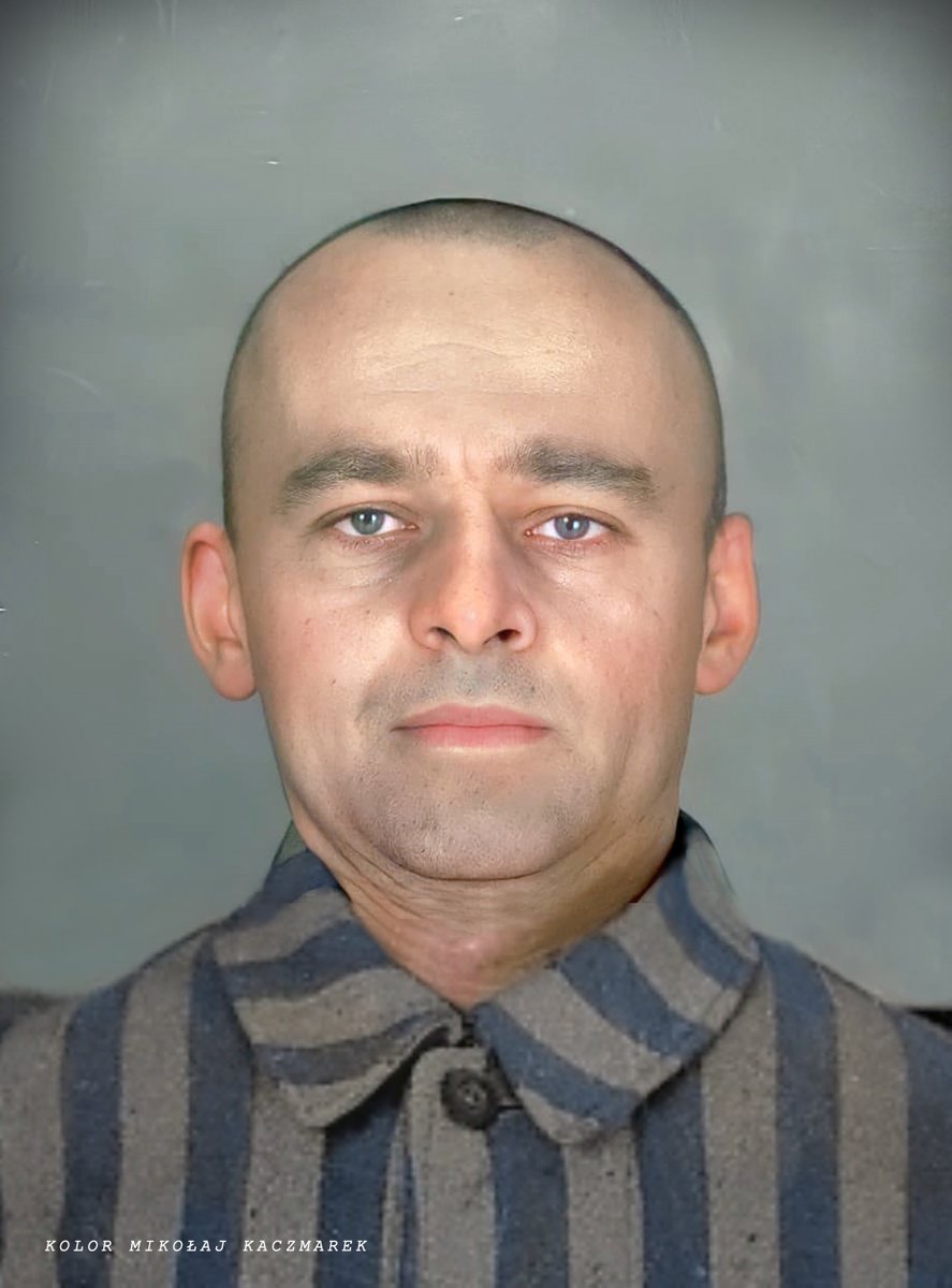 KolorHistorii's tweet photo. 19 września 1940 roku,🇵🇱Witold Pilecki pozwolił się aresztować podczas jednej z łapanek zorganizowanych przez Niemców w okupowanej Warszawie. W ten sposób, pod fałszywym nazwiskiem Tomasz Serafiński, dobrowolnie dostał się do Auschwitz,gdzie zorganizował konspiracyjny ruch oporu. https://t.co/yGGLXaCp7P