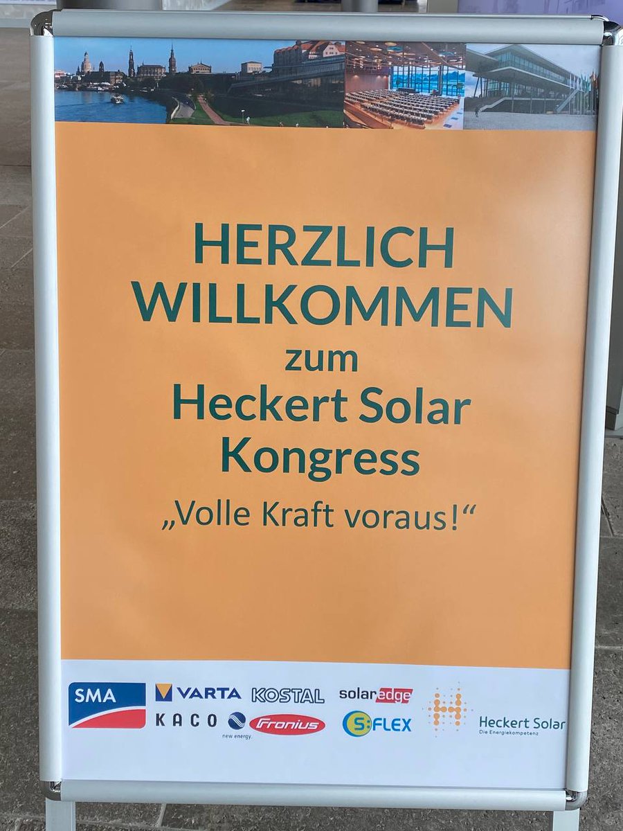 TimoLeukefeld's tweet photo. Auf dem Heckert Solar Kongress in Dresden durfte ich die Zuhörer aus der PV-Branche zum #intelligenten #Verschwenden anregen. Was in der aktuellen Zeit irritierend klingen mag, ist mit der richtigen Technik und einem ausgereiften Konzept möglich.
https://t.co/yv5TBFUKmv https://t.co/aLyHZ2yDmn