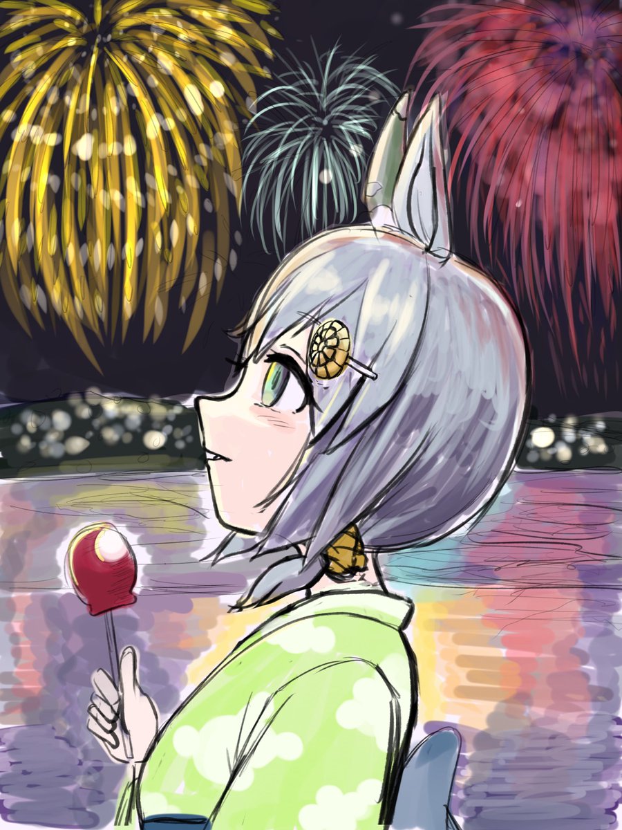 セイウンスカイ(ウマ娘) 「どんなん描こうかなーってラフがたくさん 」|アヅキ🎨4/16ダービーガールズ8のイラスト