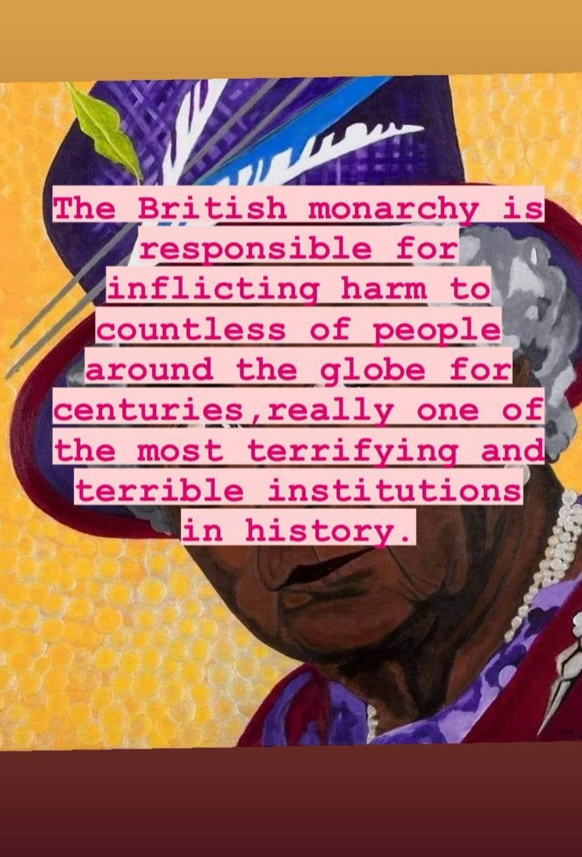 FergusonInParis's tweet photo. La monarchie britannique est responsable d'avoir infligé du mal à un nombre incalculable de personnes à travers le monde pendant des siècles. Vraiment une des institutions les plus terrifiantes et les plus terribles dans l'histoire. 
#ElizabethII #Funeral #Londres https://t.co/2XOvsSKiDg