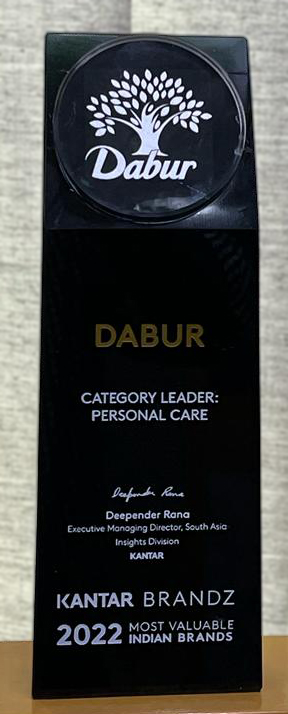 DaburIndia's tweet photo. Thank you consumers for voting Dabur as the Most Valuable Brand in the Personal Care category for 2022 in the 9th edition of Kantar BrandZ Top 75 Most Valuable Indian Brand Rankings 2022.
#Dabur #DaburAward #Kantar #BrandZ #MostValuableBrand https://t.co/8tFDitjiz3