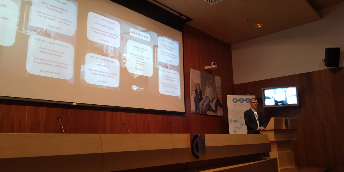 EuroCC_SpainRES's tweet photo. #JURES22
La semana pasada se celebró la Conferencia Anual de Usuarios de la RES (Red Española de Supercomputación) en #Cáceres. 2 días de ponencias, mucha información y premios. Felicidades por el trabajo!!
#Supercomputación
#HPC https://t.co/rLCehpIpWR