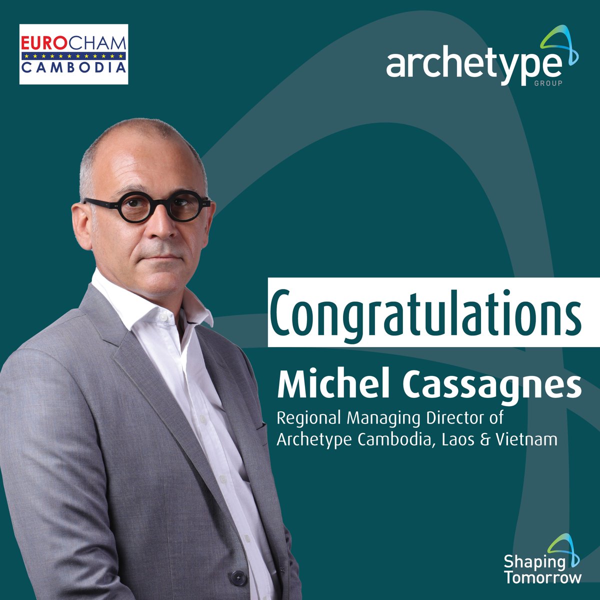 ArchetypeGroupe's tweet photo. Archetype Group’s Michel Cassagnes re-elected as the Chairman of the @EuroChamCam Real Estate and Construction Committee ! https://t.co/pd4p4y3wvZ