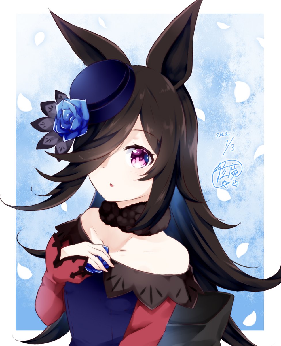 レム(リゼロ) 「#三連休はフォロワーさんが増えるらしい #絵柄が好みっていう人にフォローされたい」|星華　彩二魔＠100日チャレンジ中のイラスト