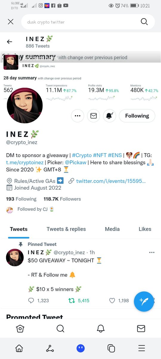 GGervise's tweet photo. @crypto_inez https://t.co/01RtWDboWk