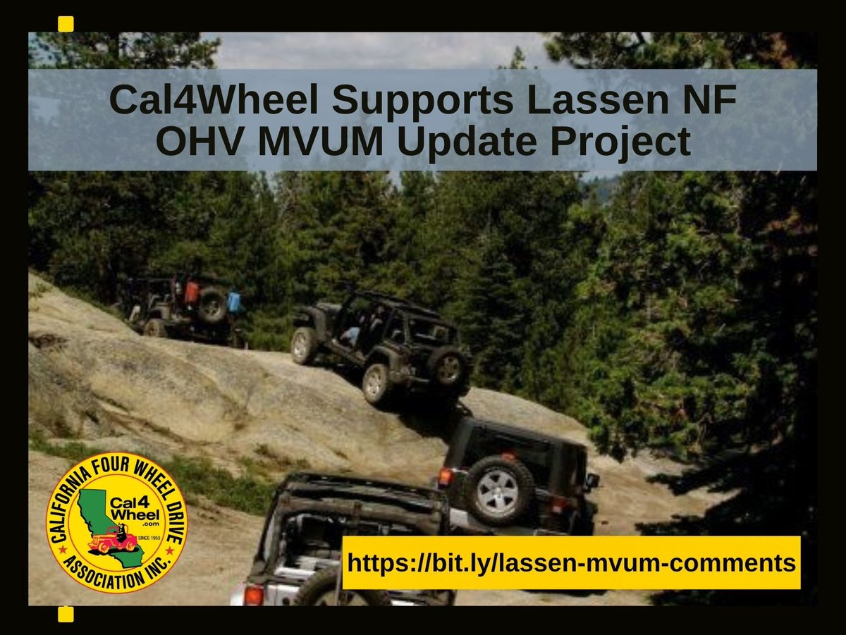 California Four Wheel Drive Association, Inc. tweet media