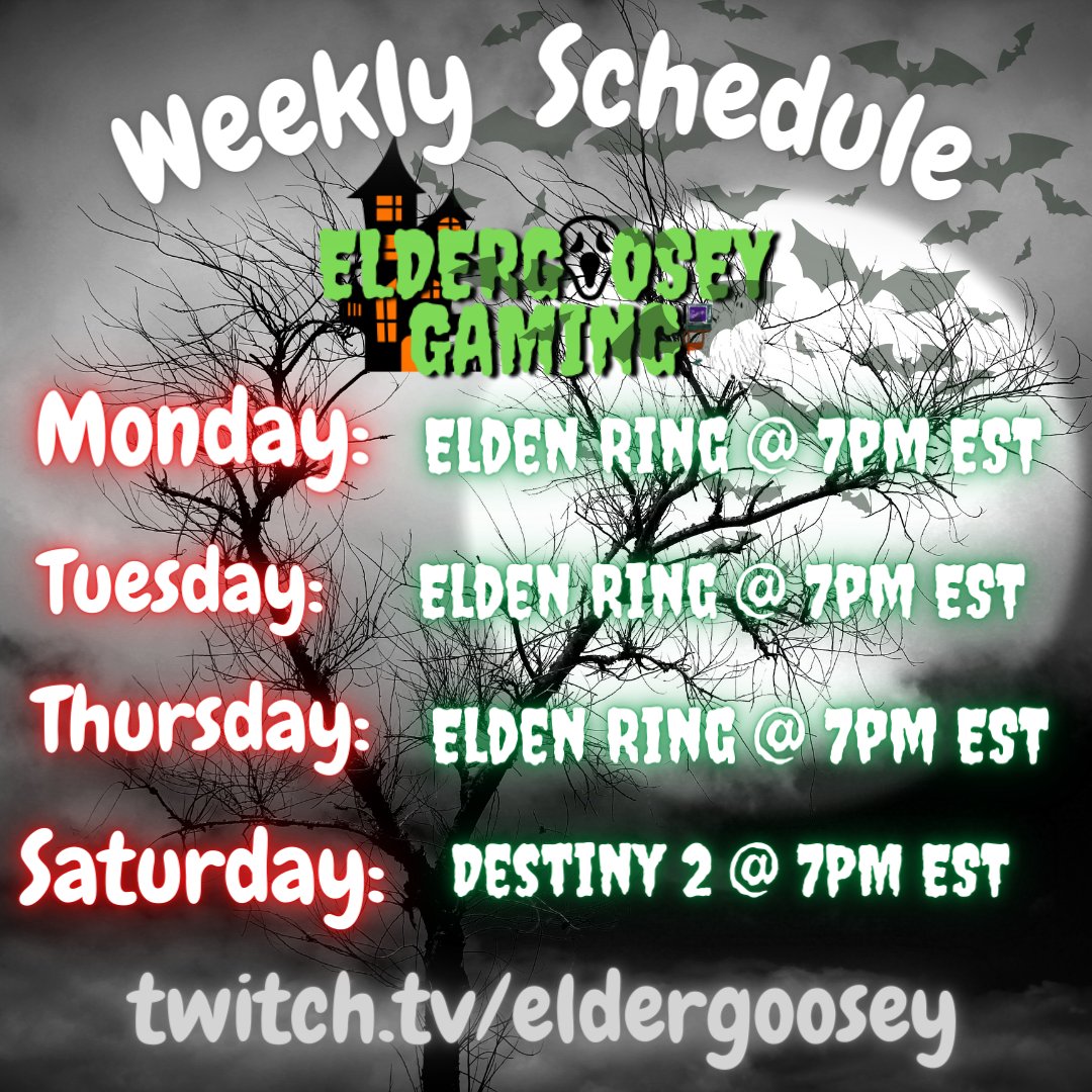 ElderGoosey's tweet photo. Okay It looks like Elden Ring has won the poll so we're diving back into it this week. Hopefully we can take out some bosses & I'm not to rusty. I give up on daytime streams until the hubs returns. #TwitchStreamers #FullTimeCreator https://t.co/LFkjcO311Y