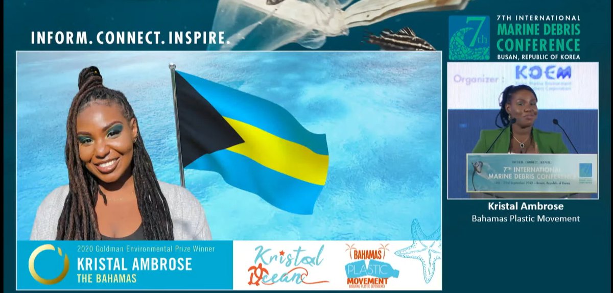 Fadilah Ali (@fadilahzali) on Twitter photo We are the Change. We are the Solution. We can fix this #PlasticPollution
- Kristal Ambrose, Founder of the Bahamas Plastic Movement & #7IMDC Keynote Speaker
#marinelitter <a href="/bahaplasmvmnt/">BahamasPlasticMvmnt</a> #7IMDCFamily We are the Change. We are the Solution. We can fix this #PlasticPollution
- Kristal Ambrose, Founder of the Bahamas Plastic Movement & #7IMDC Keynote Speaker
#marinelitter <a href="/bahaplasmvmnt/">BahamasPlasticMvmnt</a> #7IMDCFamily