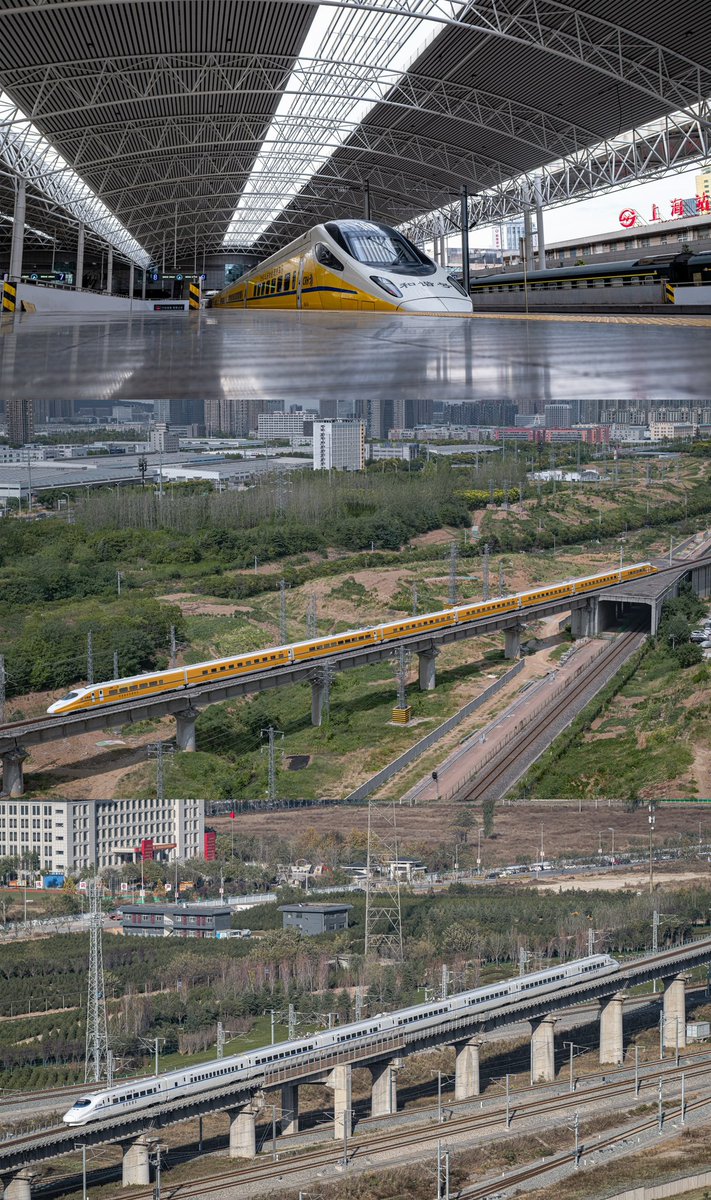 ConcordeLFPG's tweet photo. Three years before,I first saw the CRH5J-0501 inspection train.
Now, I’ve seen all the CRH inspection trains across the China railway system. https://t.co/caxHiy1Tb1
