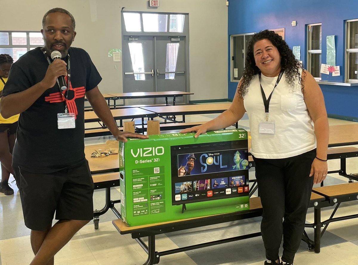 _NVSIDE's tweet photo. Congratulations for winning the grand prize, a TV!!!! Thank you to @spaces_edu for donating the TV for our raffle. #nvside22 https://t.co/dMOT2LysEl