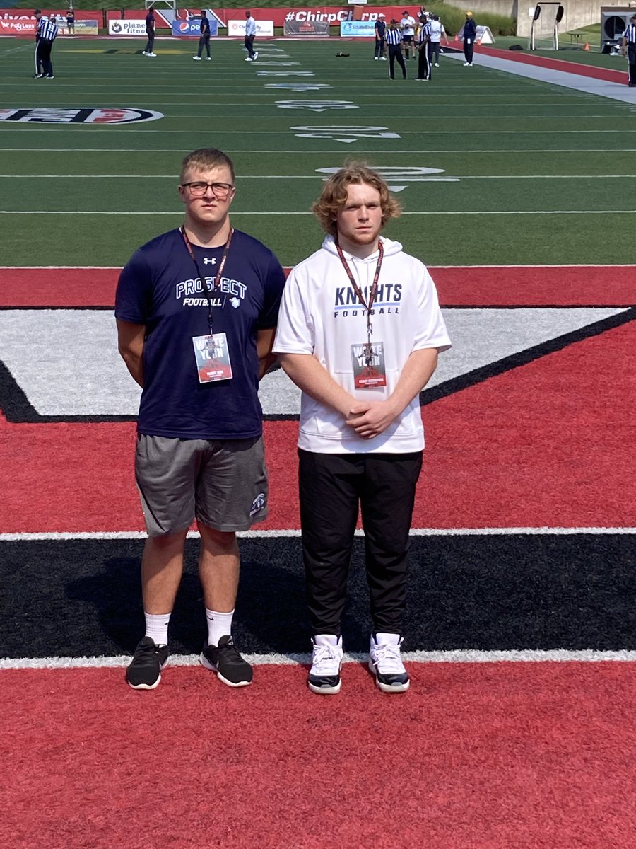 Thank you @CoachAI @BallStateFB for the invite! @PHSKnightsFBall @PHSWrestling6 @PHSKnightsXCTF @TimBeishir @PHS_DeBoeuf @Midsuburbanfb @EDGYTIM