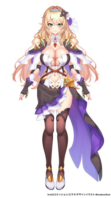 Elara 2.0
@ElaraVtuber

Illust @Nezboxillust 
Rigger @typeou 