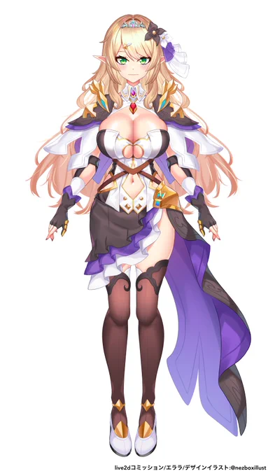 Elara 2.0
@ElaraVtuber

Illust @Nezboxillust 
Rigger @typeou 