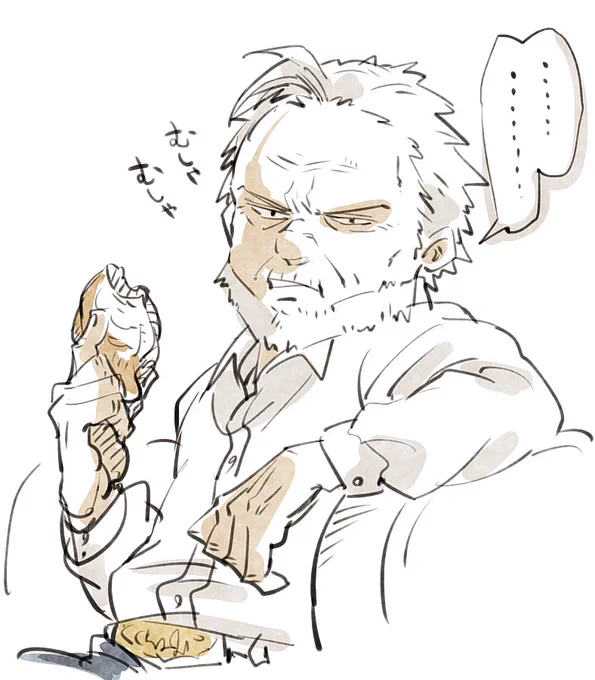 不機嫌そうにこっちを見ながらたい焼きを食うそらひこさん。 