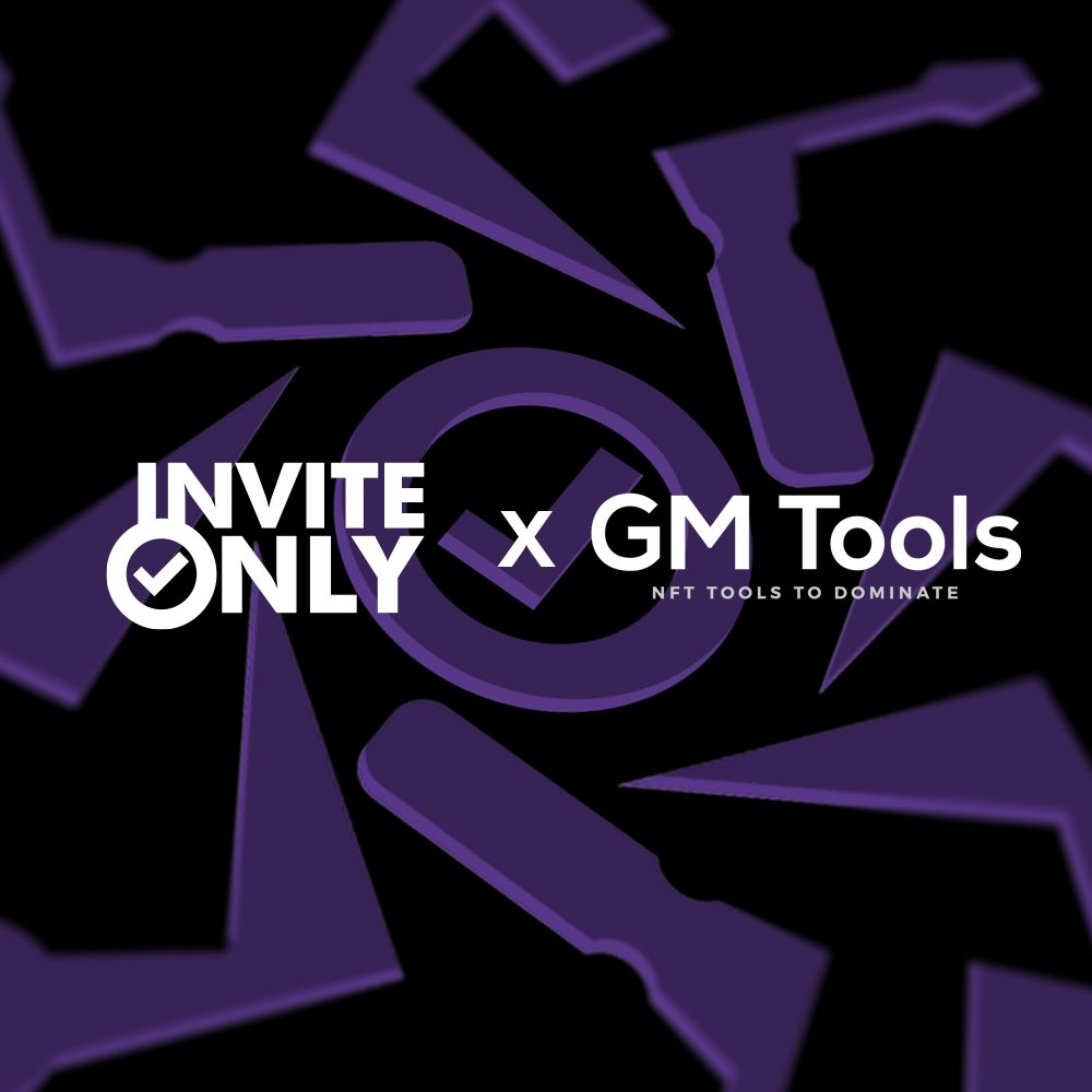 To celebrate 🎉 our partnership with <a href="/invonlylounge/">Invite Only Lounge (IOL)</a> we are giving away 3 WL spots for GM Tools! 🛠 

To enter:
Follow: <a href="/GMToolsNFT/">GM Tools</a> + <a href="/invonlylounge/">Invite Only Lounge (IOL)</a> + <a href="/dnwh_nft/">DNWH</a> + @ArbieNFT 
Like + RT + Tag 2 friends!