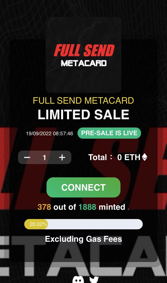 metacard_s's tweet image. 🚨we provide 555x whitelists that can be minted for free Mint🚨

🔗Mint only at our Official Website  below👇 (click to open)
 
🚀Quick Minting if you are mentioned by us (only 555 NFTs on Twitter members)

📢Be quick, limited supply available.
metacard-freemint.xyz