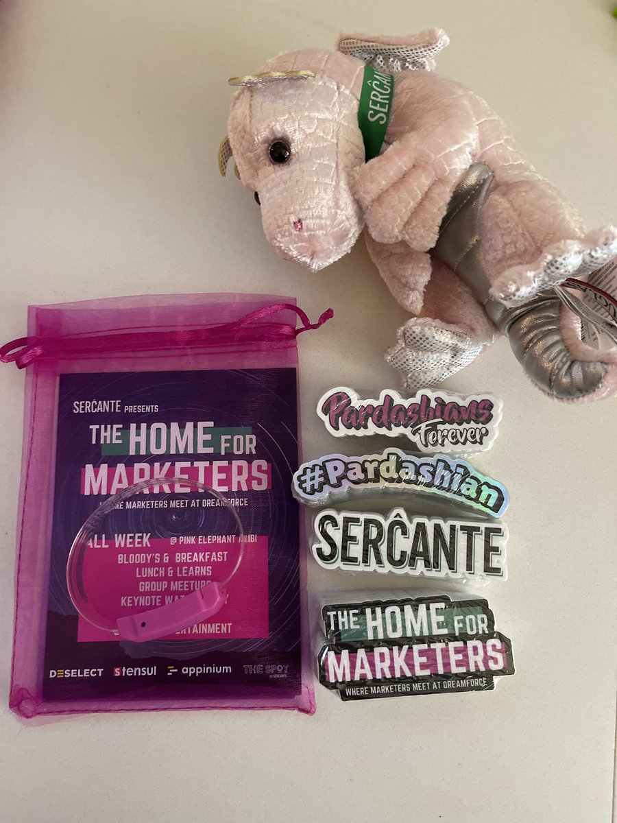 Home for Marketers is getting setup! I spy a pink dragon debut 👀  #df22 #Dreamforce