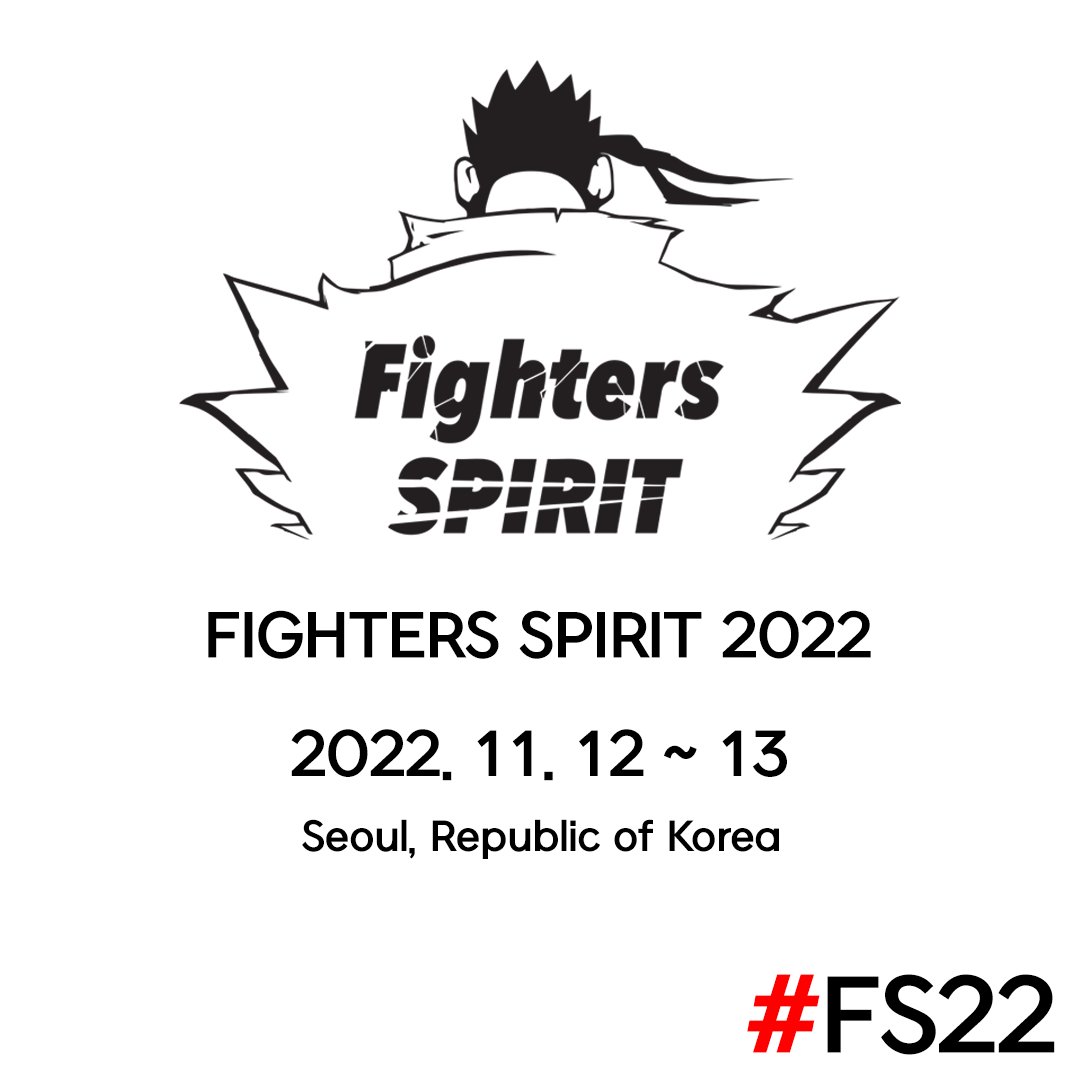SPIRITZER0's tweet photo. FIGHTERS SPIRIT 2022

- Seoul, Republic of Korea
- 2022. 11. 12 ~ 13
- 6 Titles
- AWT2022 Qualifier Tournament

Webpage
https://t.co/cVhjd59nwk

Registration
https://t.co/TNug4kI0Sf

#SPIRITZERO #FS22 #AWT2022 https://t.co/jAR42XcIAY
