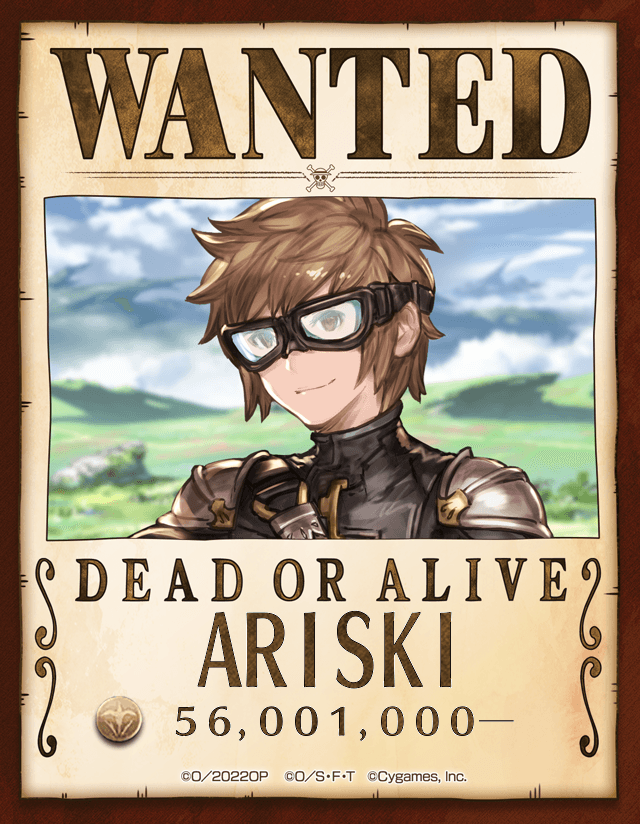 Ariski_setyo's tweet photo. wanted fugitive Captain ARISKI
Bounty: 56,001,000 Rupies!
#granbluefilmredcollab https://t.co/s3BQGF2y7o