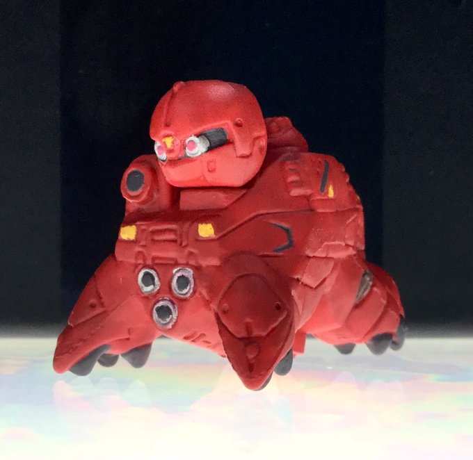 昔塗ったHAL-X10のガシャポン戦士。(h 