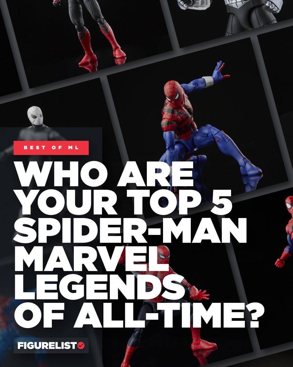 FigureList_'s tweet image. Who's your favorite #SpiderMan Marvel Legends figure?