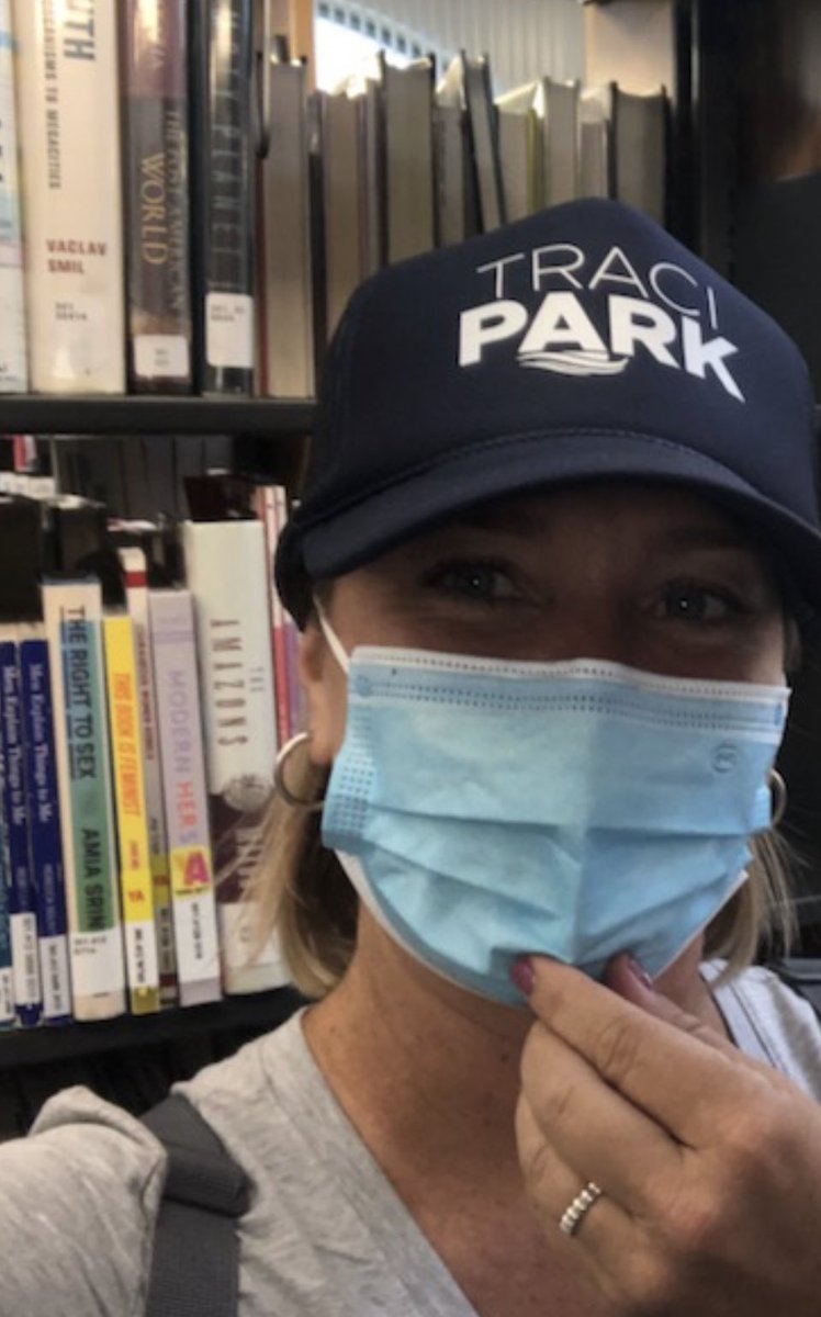 CD11_WATCH's tweet photo. @marvistavoice Love that @TraciParkforLA took a selfie in the section of the #VeniceLibrary on feminist theory like some #girlboss. Wonder what The Right to Sex author @amiasrinivasan would say about Traci’s pro-police, pro-real estate platform? https://t.co/NPhDMDTMVR