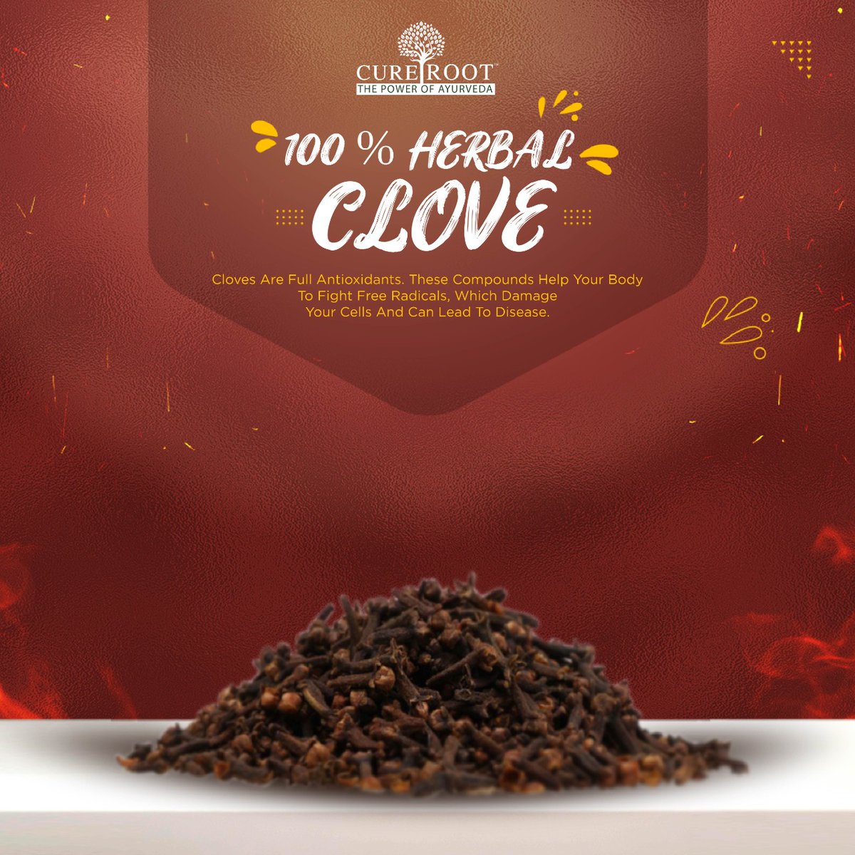Cloves are high on antioxidants.
It Improves liver health. 
and regulates blood sugar.

#Cloves #ClovesBenefits #Antioxidants #Liver #LiverHealth #BloodSugar #Health #Ayurveda #IndianAyurveda #AyurvedaBenefits #AyurvedaEveryday #ThePowerOfAyurveda #CureRoot